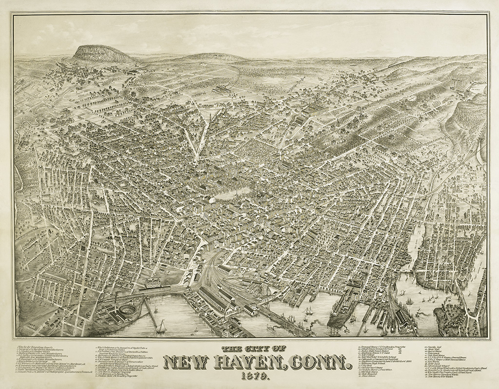 BAILEY, O.H.; and HAZEN, J.C. The City of New Haven, Conn. 1879.